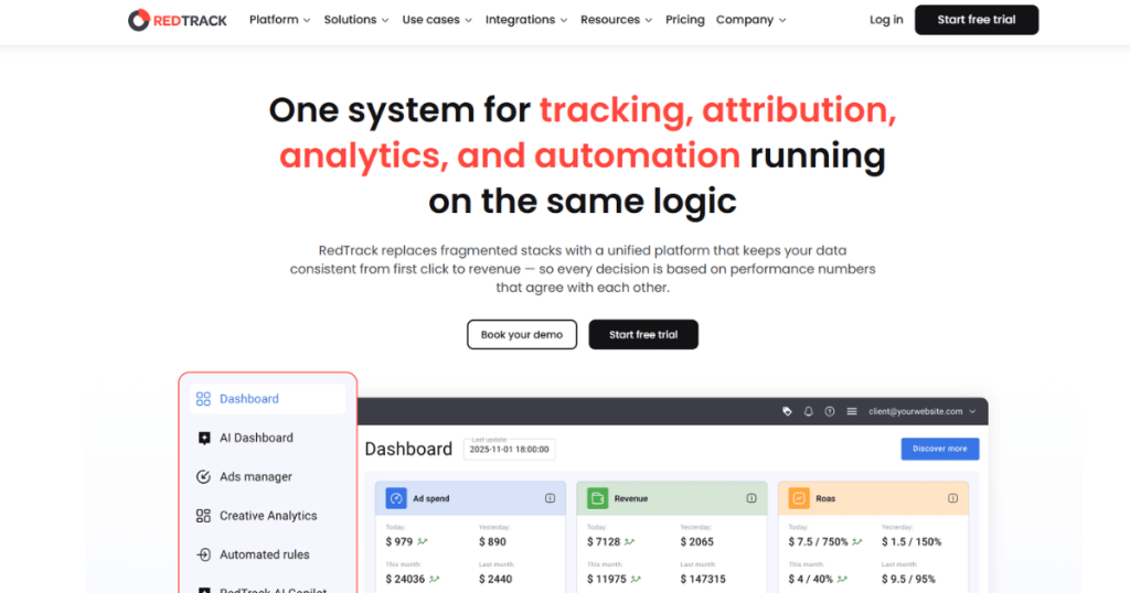 Red track Ad tracking