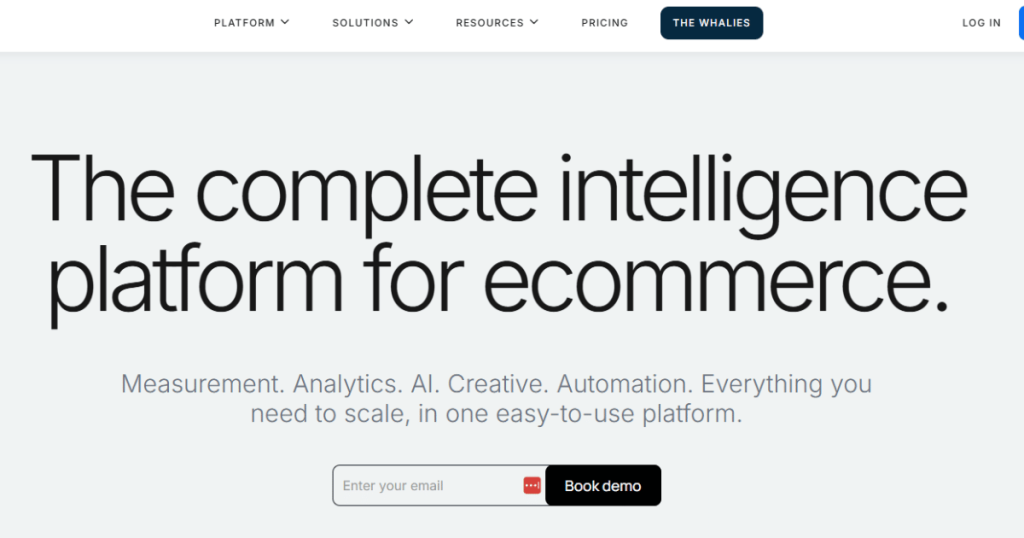 Triple Whale ad tracking for e-commerce.