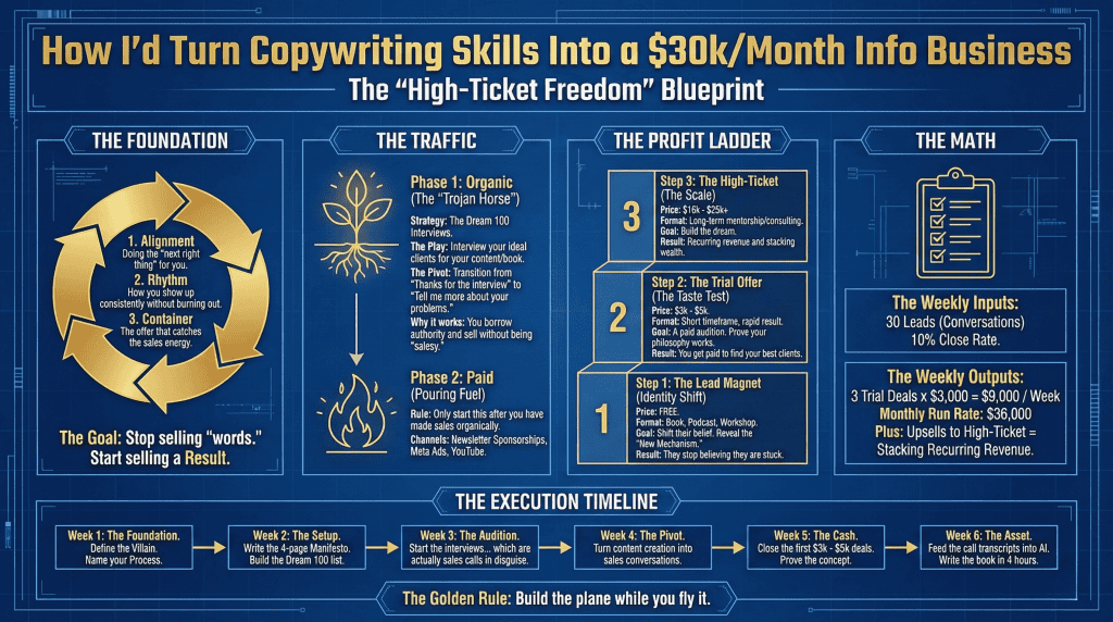 Info Marketing blueprint for copywriters looking to scale ask themselves.