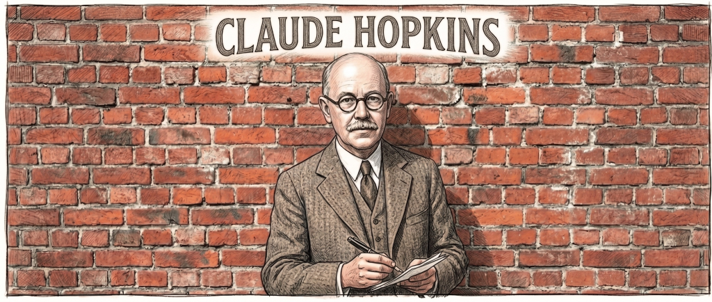Claude Hopkins, copywriter, advertiser, marketer.