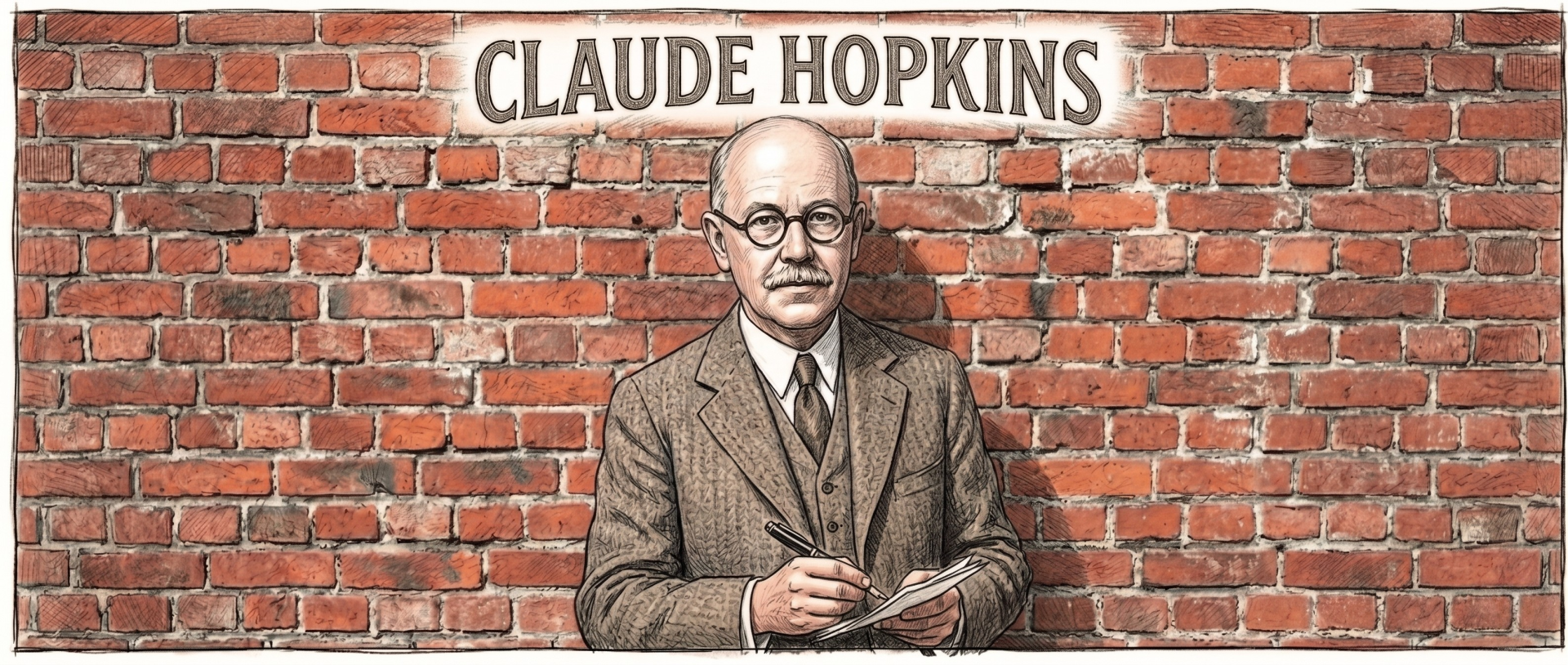 Claude Hopkins, copywriter, advertiser, marketer.